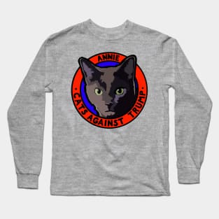 CATS AGAINST TRUMP - ANNIE Long Sleeve T-Shirt